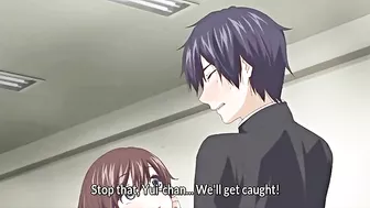 Kiss Hug 2 - Big boobs schoolgirl gets pulled by the nips in hardcore hentai