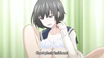 Kiss Hug 2 - Big boobs schoolgirl gets pulled by the nips in hardcore hentai