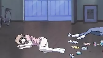 Proper, seamless, and wet as she prepares to get penetrated in hentai XXX