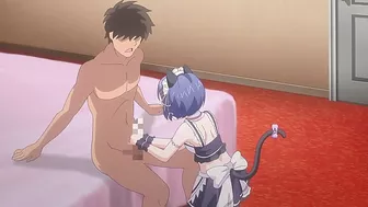 The perfect female for deepthroating pleasure as she SUBMITS for his dick