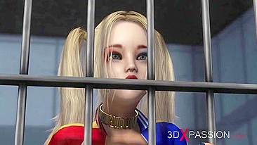 Harley Quinn has to take batdick in her prison cell and that is fucking wild