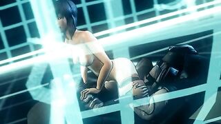 Ghosts of Paradise - Ghost in the Shell girl gets to enjoy hardcore hentai sex