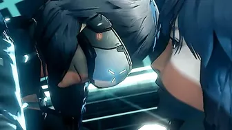 Ghosts of Paradise - Ghost in the Shell girl gets to enjoy hardcore hentai sex