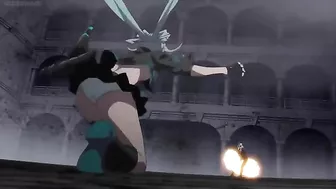 Lesbian hentai scene dealing with a great deal of hardcore action in HD