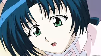 Hentai nurse melts your heart with her seductive poses and riding skillz