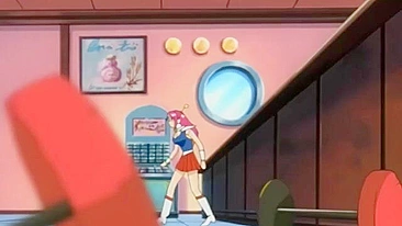 This lovely lady doesn’t need any man to be kinky to get off on hardcore sex