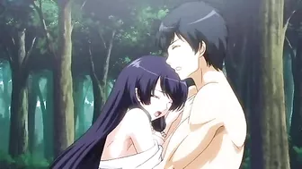 This couple gets hot and heavy on the grass in this hardcore hentai porn video