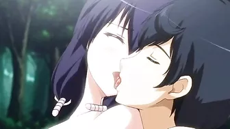 This couple gets hot and heavy on the grass in this hardcore hentai porn video