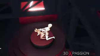 Raunchy female titillates you with her double pleasure video showing futa sex