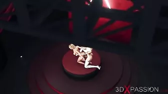 Raunchy female titillates you with her double pleasure video showing futa sex