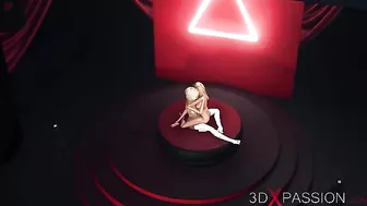 Raunchy female titillates you with her double pleasure video showing futa sex