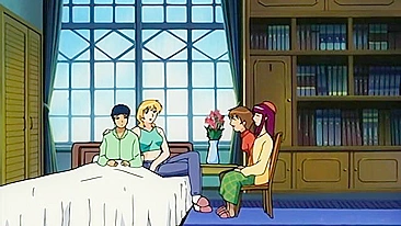 Vampire hentai scene with a fun plot and lots of passionate fucking as well