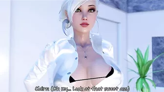 Spoiled and bratty blonde enjoying a colossal futa cock is real turn on