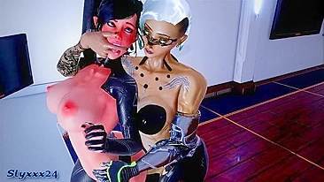 Get a first taste of what you will get in real life with cyborg fucking