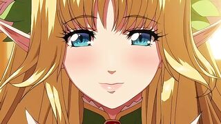 Forest of Lewd Elves 2 - Hentai scene featuring busty blondes that love titjobs