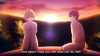 Fan service content from Super HxEros - erotic compilation with hot orgasms