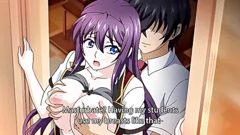 Teacher using her hands and more to keep the students hornier than ever