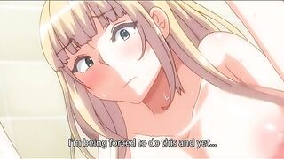 Big boobs anime teen is getting her twat jackhammered after licking dick