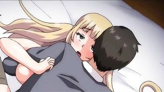 Big boobs anime teen is getting her twat jackhammered after licking dick