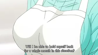 Duplicate Key - Big boobs brunette bouncing on a hard cock to keep her twat wet