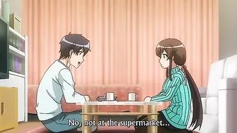 Duplicate Key - Big boobs brunette bouncing on a hard cock to keep her twat wet