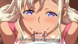 Blonde hentai schoolgirl with huge tits is handling that cock very fucking well