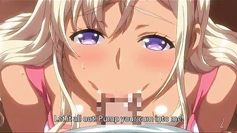 Blonde hentai schoolgirl with huge tits is handling that cock very fucking well