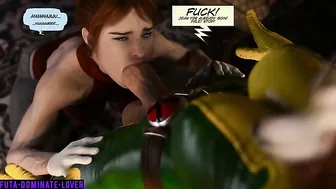 Rogue and Jean Grey doign kinky things in a hardcore X-Men hentai fucking movie