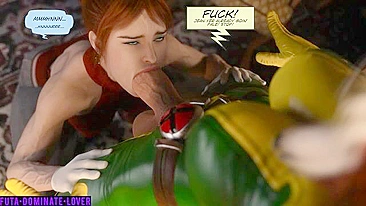 Rogue and Jean Grey doign kinky things in a hardcore X-Men hentai fucking movie