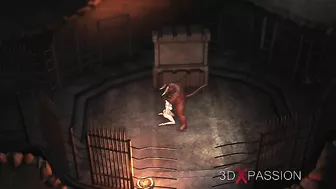 Minotaur cock is going to almost ruin her forever but she sort of loves it