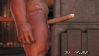 Minotaur cock is going to almost ruin her forever but she sort of loves it