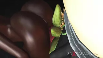 Anubis hentai fucking with demon dick being used for real pleasure in HD