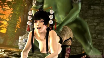 Nyotengu hentai action with a tiny girl getting fucked like a true tramp too Nyotengu hentai action with a tiny girl getting fucked like a true tramp too