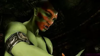 Nyotengu hentai action with a tiny girl getting fucked like a true tramp too