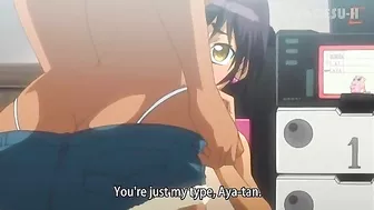 The lustful and slippery feeling of the thong makes futa whores really hard