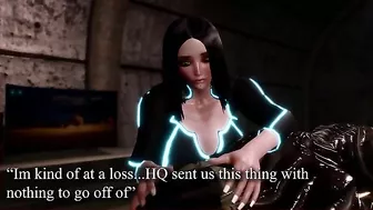 She can't just take his cock in her mouth because it's a fucking ALIEN creature