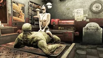 Fallout hentai love featuring a tiny girl that gets her pussy obliterated