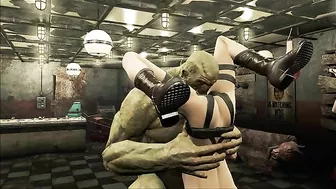 Fallout hentai love featuring a tiny girl that gets her pussy obliterated