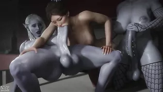 Double dicking from futanari babes that enjoy tight holes and hardcore lust