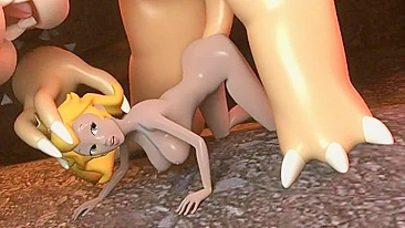 She is kinda horny so she lets Bowser fuck her peachy pussy from behind HARD