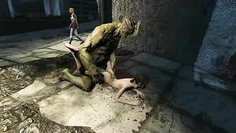 FUcking large mutant cocks is hard and this tiny girl is going to cum hard