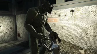 FUcking large mutant cocks is hard and this tiny girl is going to cum hard