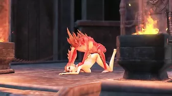 Futa demon fuckin with a bunch of crazy blowjobs and piledrive fucking in HD