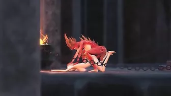 Futa demon fuckin with a bunch of crazy blowjobs and piledrive fucking in HD