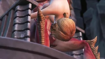 Futa demon fuckin with a bunch of crazy blowjobs and piledrive fucking in HD