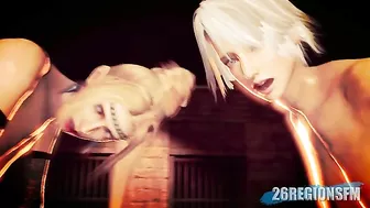 Alien hentai compilation with all kinds of hot girls fucking non human creatures