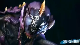 Alien hentai compilation with all kinds of hot girls fucking non human creatures