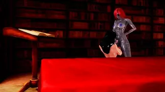 An 18-year-old chick is just ready to have her nun hole fucked by a demon