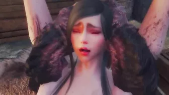 She is a bubbly and kinky but those Skyrim trolls fuck her up for life