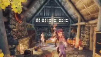 She is a bubbly and kinky but those Skyrim trolls fuck her up for life